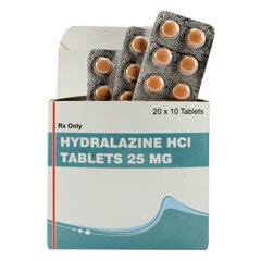 Hydralazine-HCI-25mg-Tablets