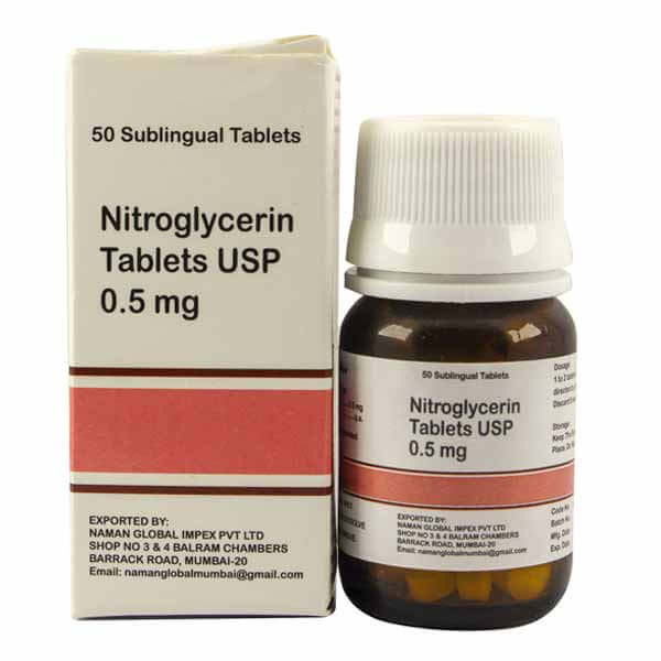 Nitroglycerin-0.5mg-Tablets